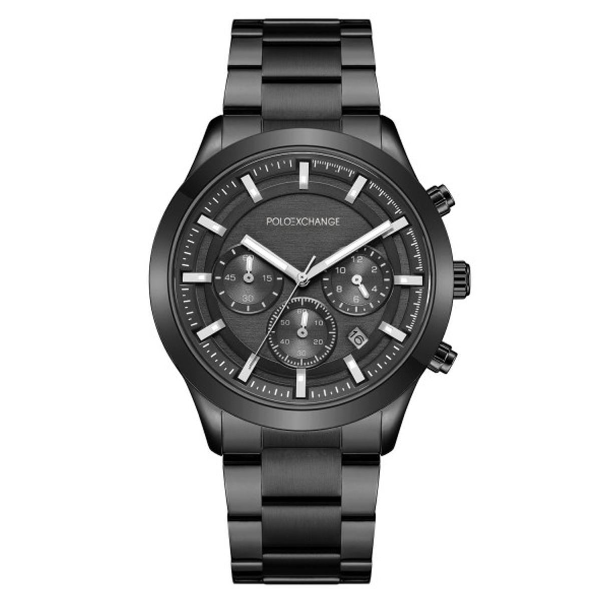 MONTRE POLOEXCHANGE HOMME M.FONCTION ACIER